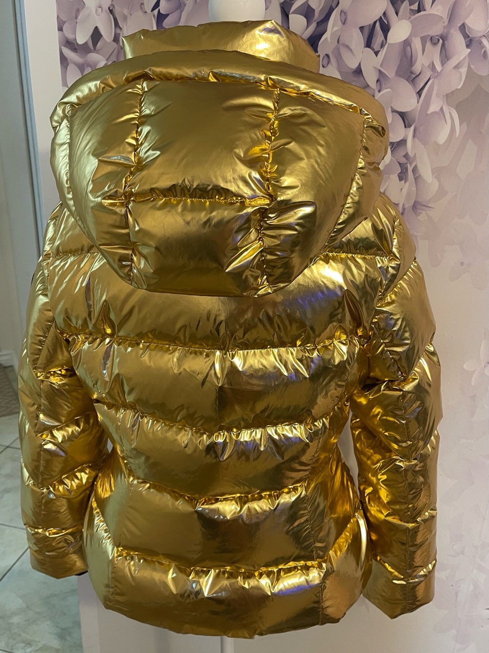 Mackage Jack Madalyn Puffer Jacket – Gold with Black Zippers - Picture 3 of 16